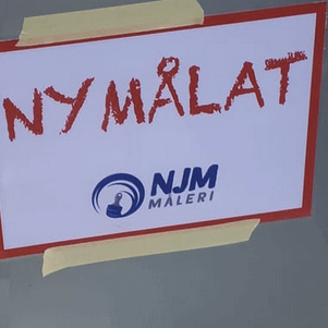 Ny målat